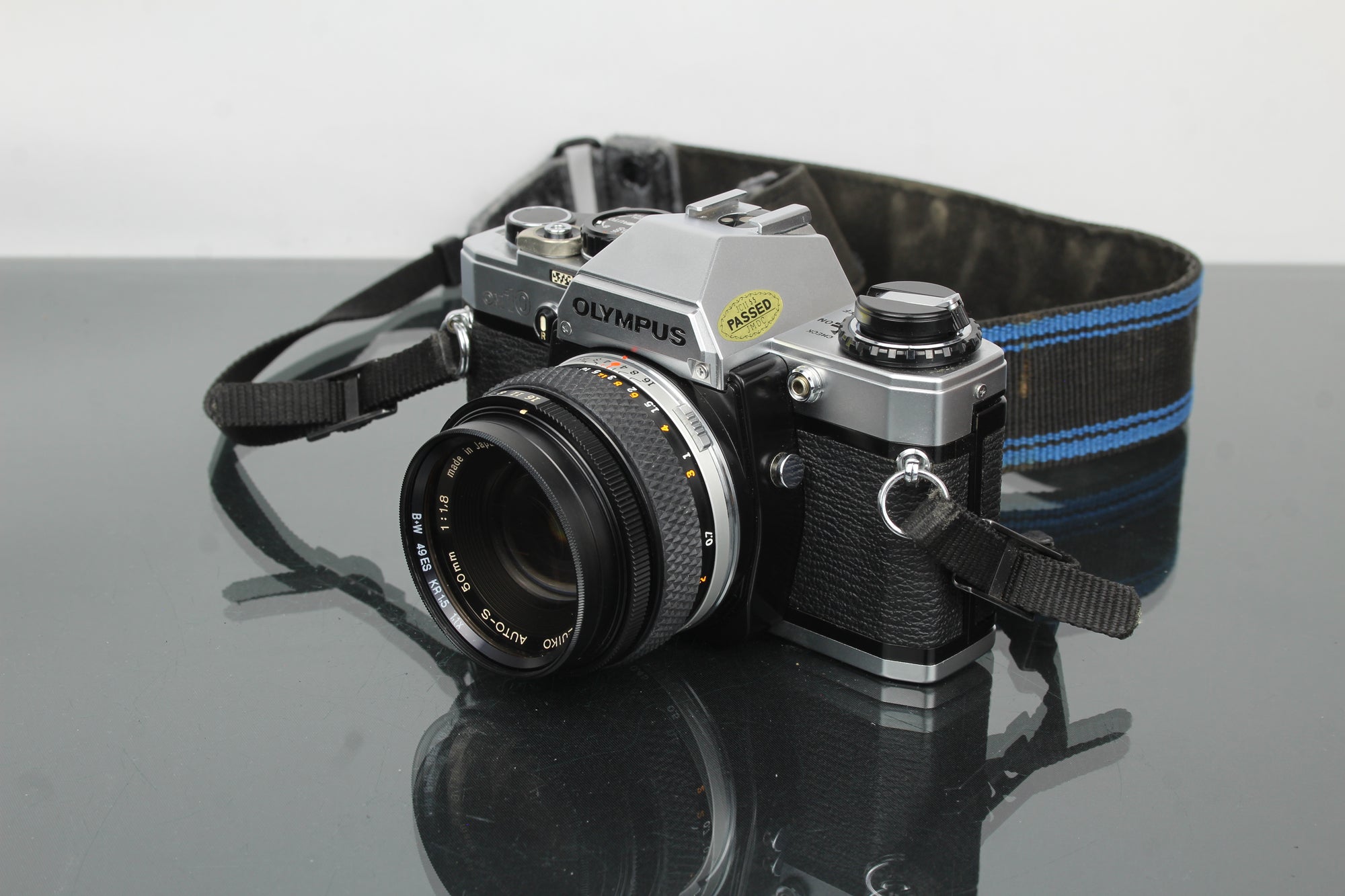Olympus OM 10 + 50mm 1:1.8 objektiv Olympus