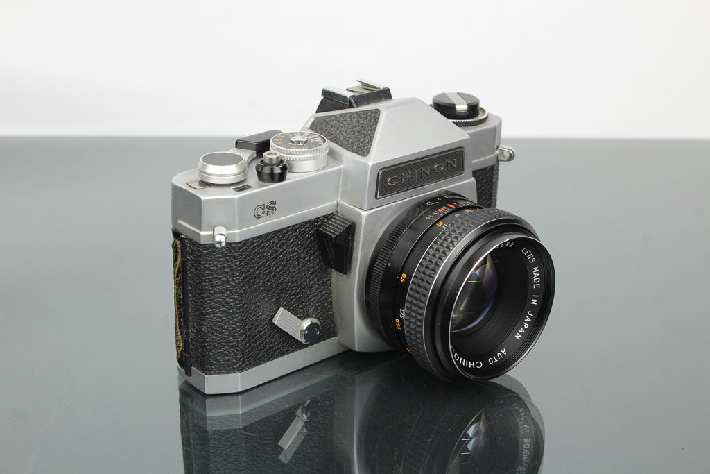 Chinon CS + 55mm 1.7 objektiv Chinon