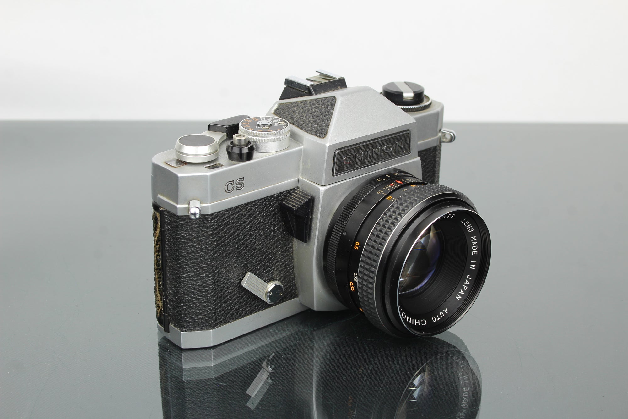 Chinon CS + 55mm 1.7 objektiv Chinon