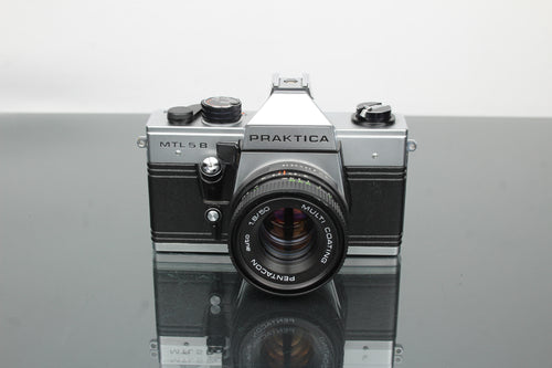 Praktika MLT 5 B + Pentacon auto 1.8/50 lens (M42 mount)
