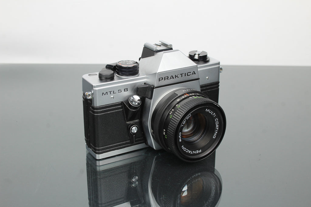 Praktica MLT 5 B + objektiv Pentacon auto 1.8/50 (M42 závit)