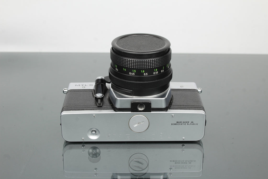 Praktica MLT 5 B + objektiv Pentacon auto 1.8/50 (M42 závit)
