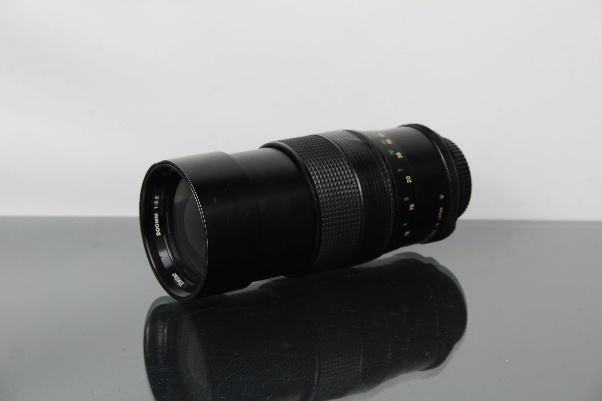 Vivitar objektiv - 200mm 1:3.5 Auto teleobjektiv M42 montáž