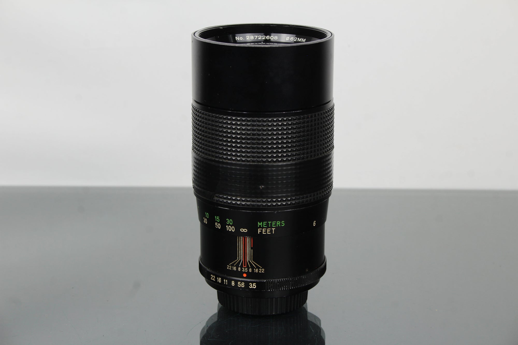 Vivitar objektiv - 200mm 1:3.5 Auto teleobjektiv M42 montáž