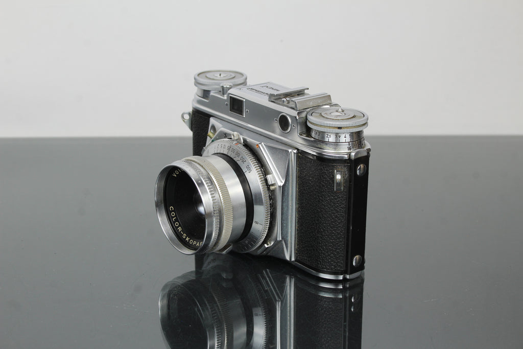 Voigtländer Prominent + 50mm f/1.5 Nokton objektiv