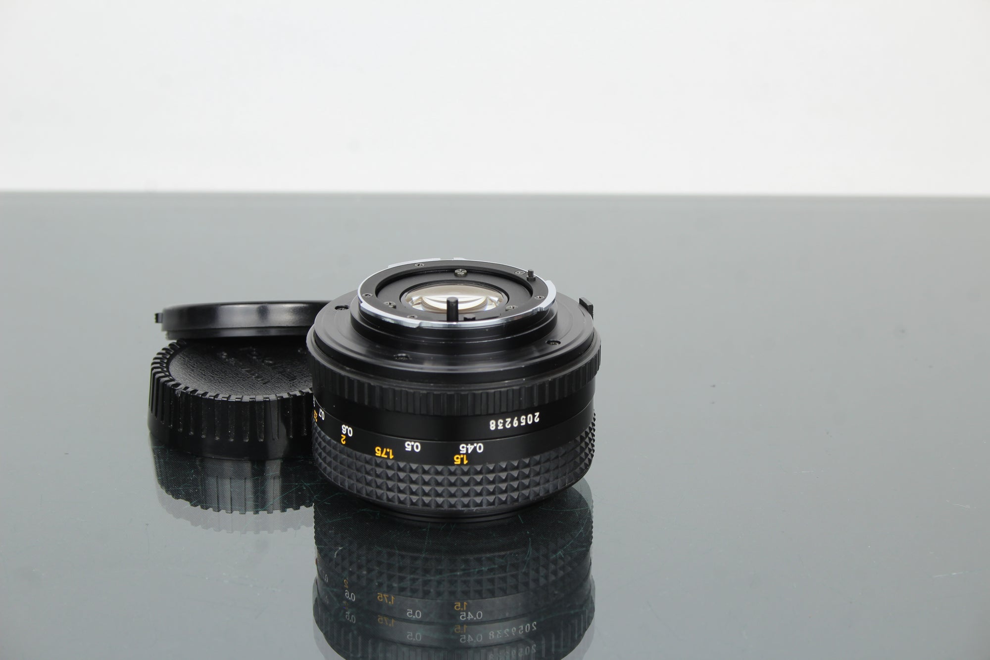 Minolta MD 50mm 1:2 49mm objektiv (MD montáž)