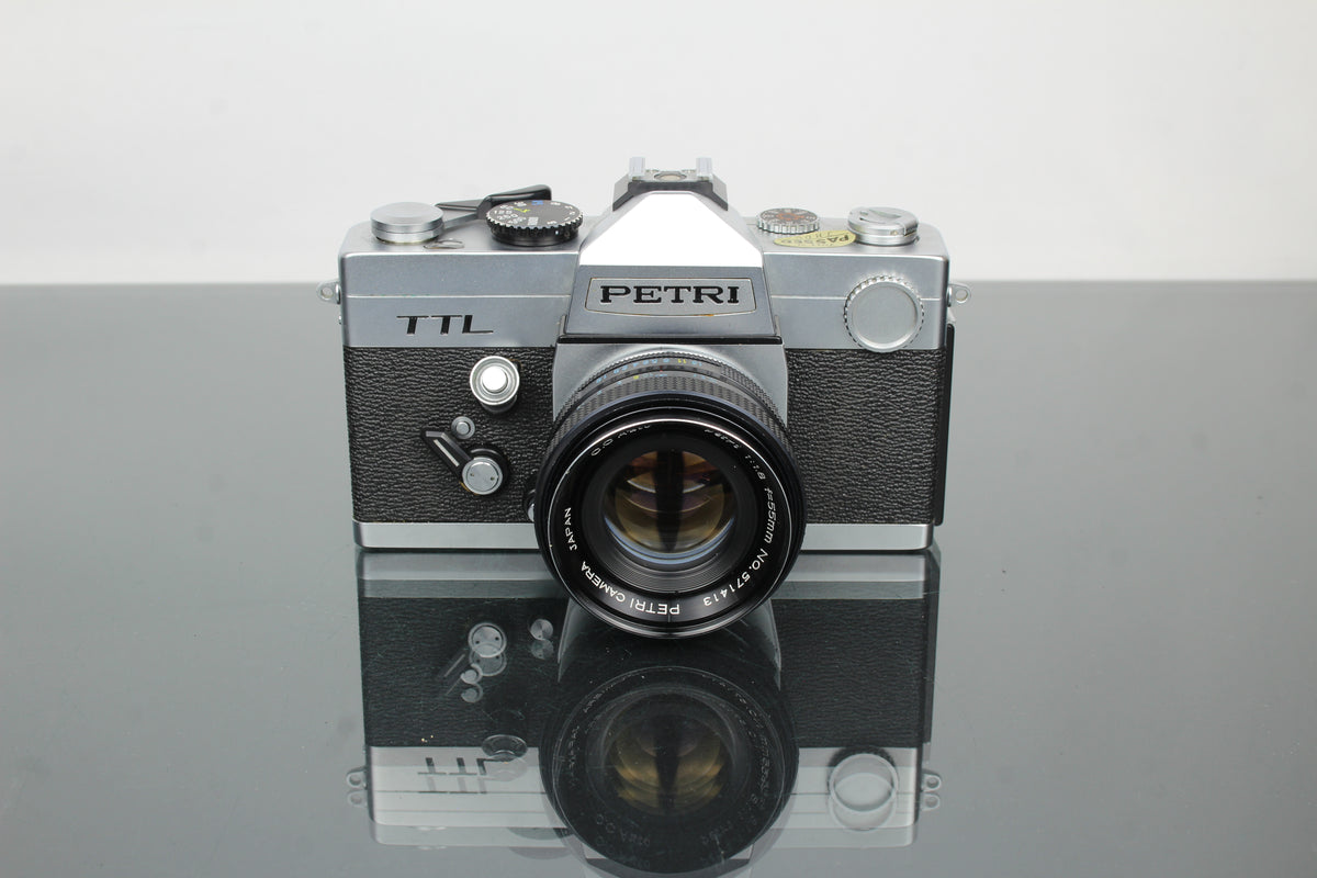 Petri TTL + 55mm 1.8 Petri objektiv